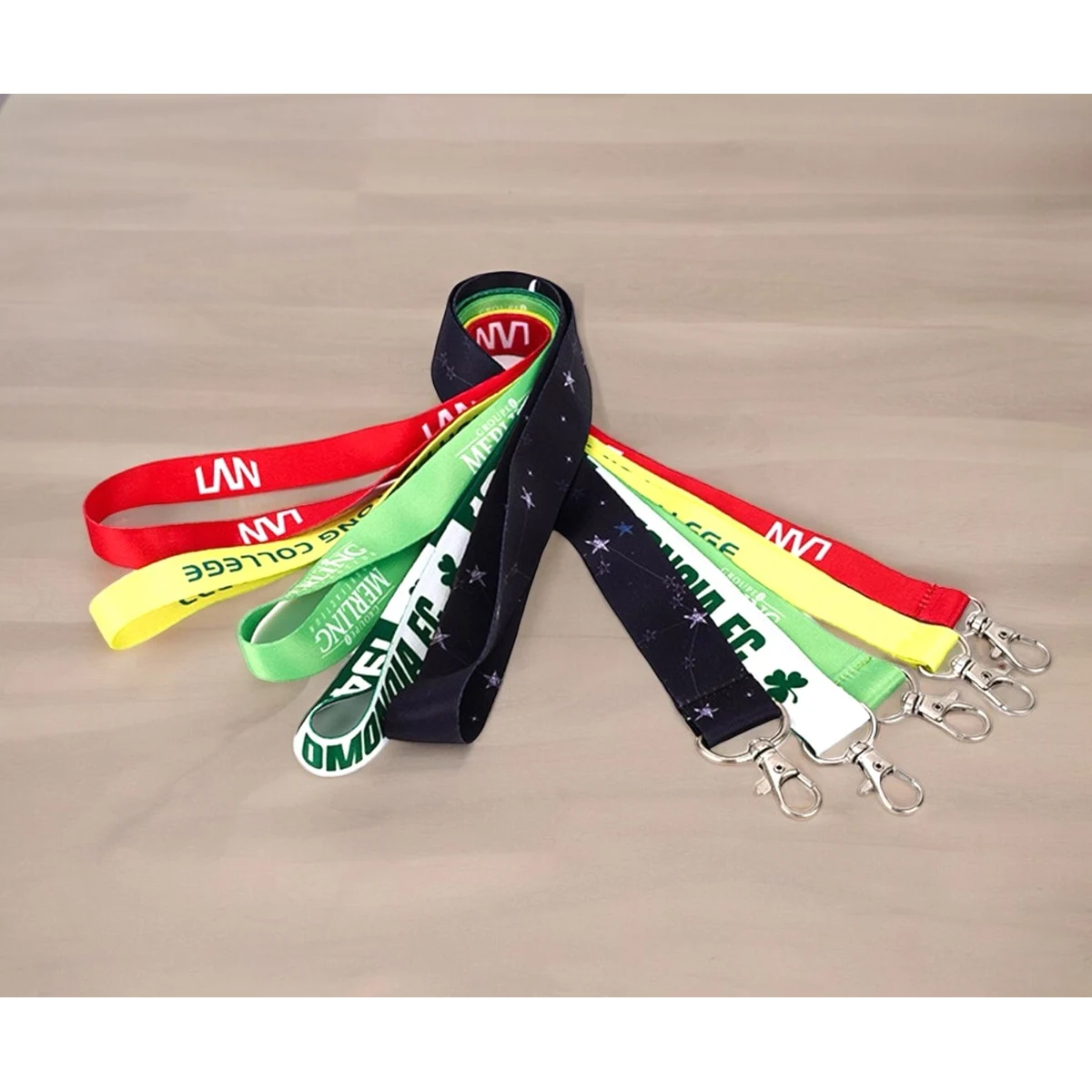 1" Lanyard, Full Color Polyester 1