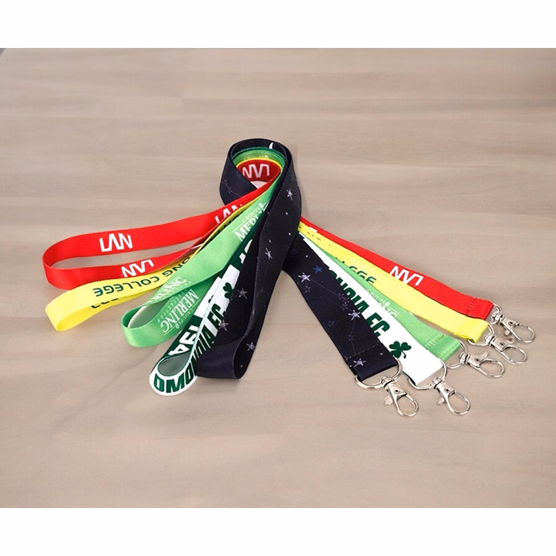 1" Lanyard, Full Color Polyester