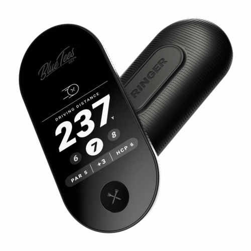 Blue Tees Golf Ringer GPS Handheld - Black