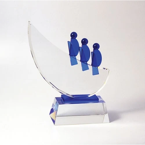 BLUE CRYSTAL TEAMWORK AWARD 1