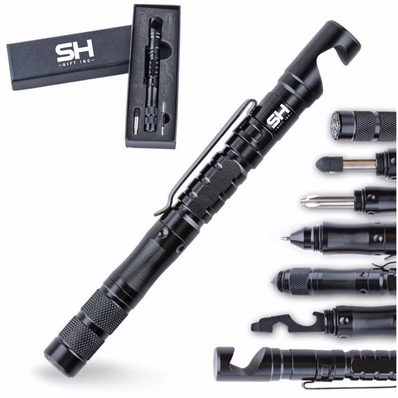 Tactical Pen 8 in 1 Multitool with Phone Holder