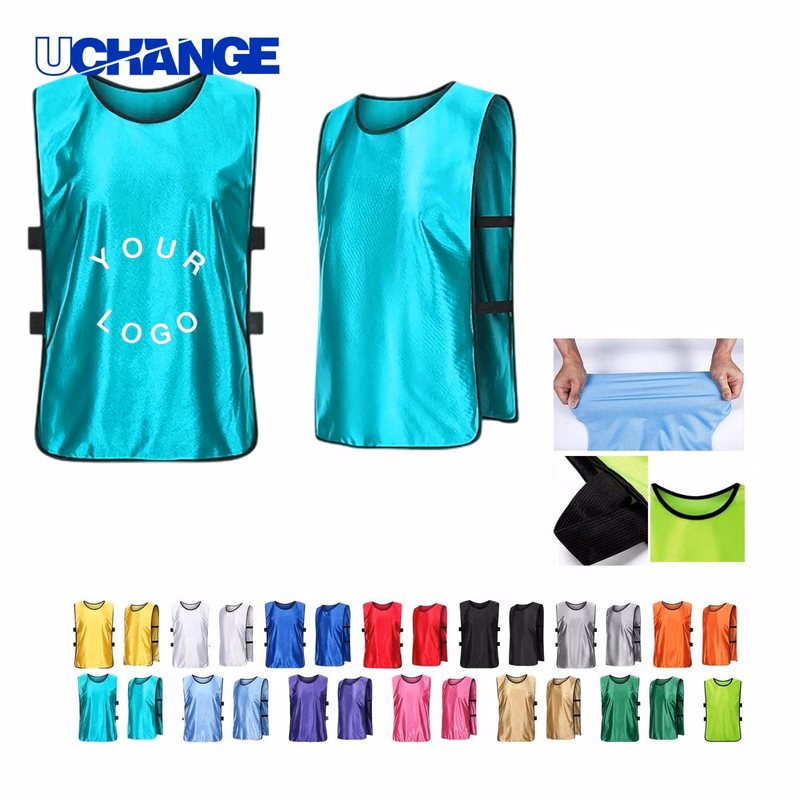 Adjustable Polyester Safety Training Vest for Sports Practice