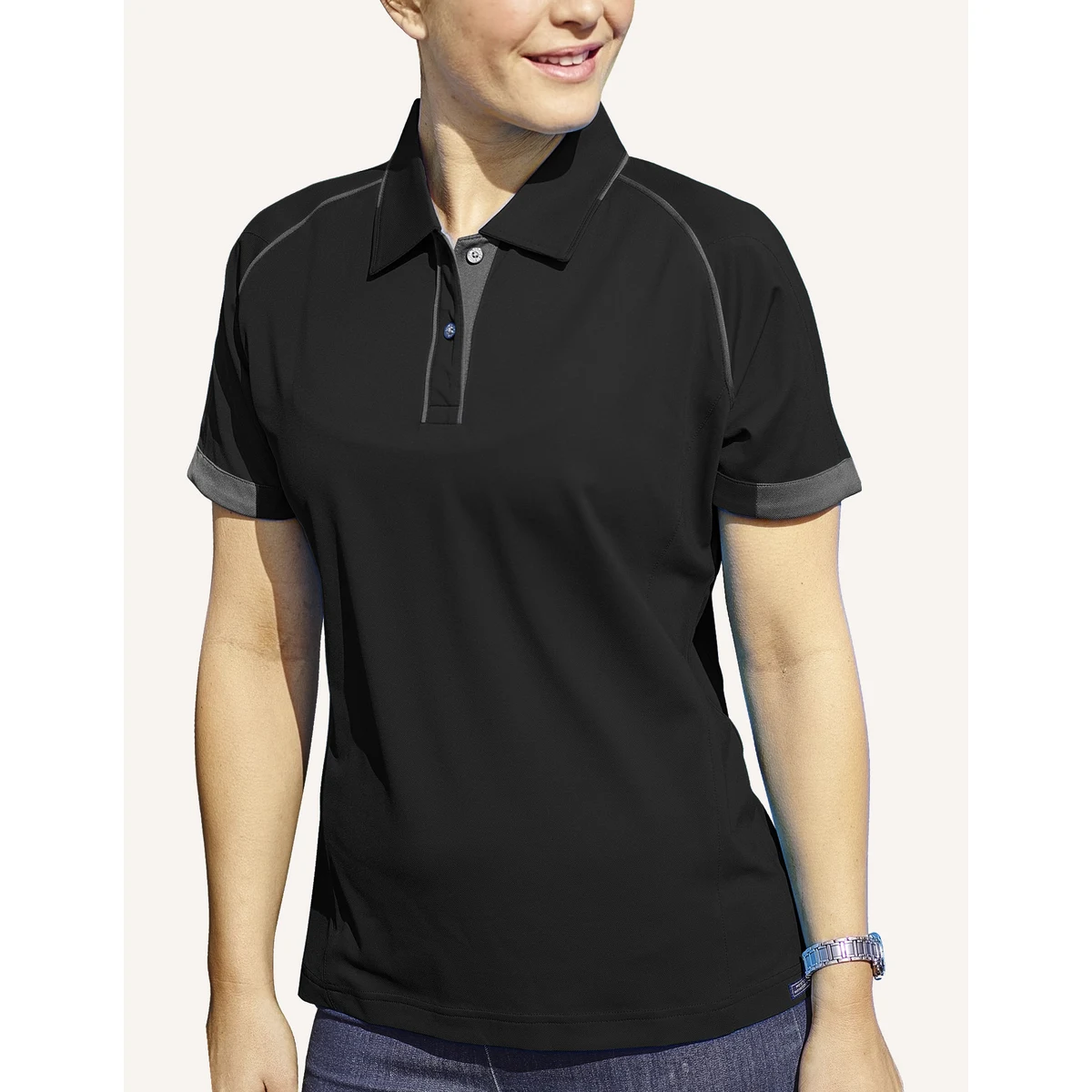 Ladies' Aloha Hybrid Cooler Polo Shirt 1