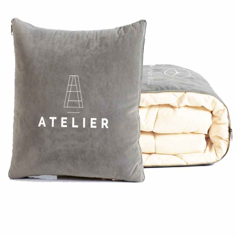 Super Soft Travel Blanket Throw Pillow
