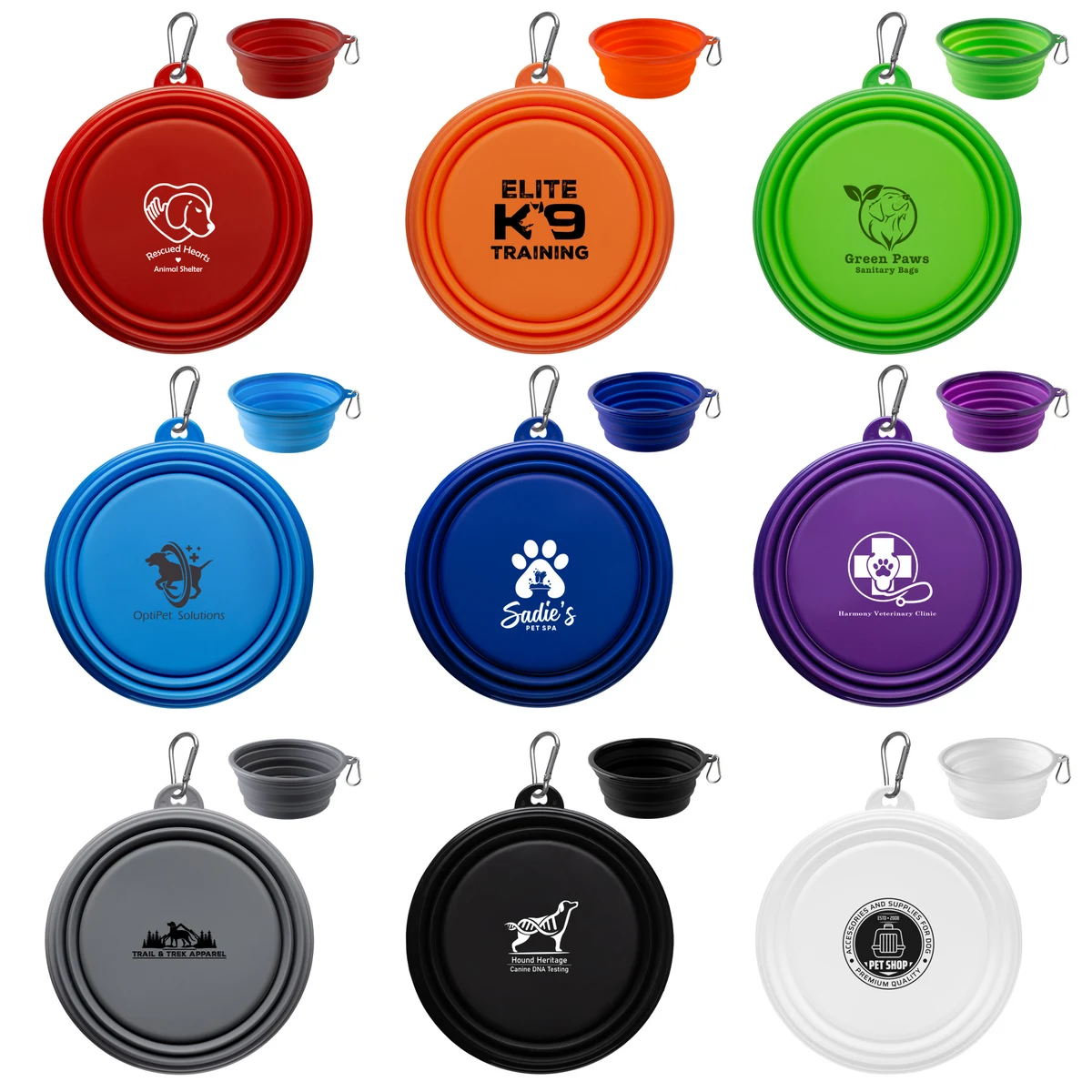 Large Collapsible Silicone Pet Bowl 1