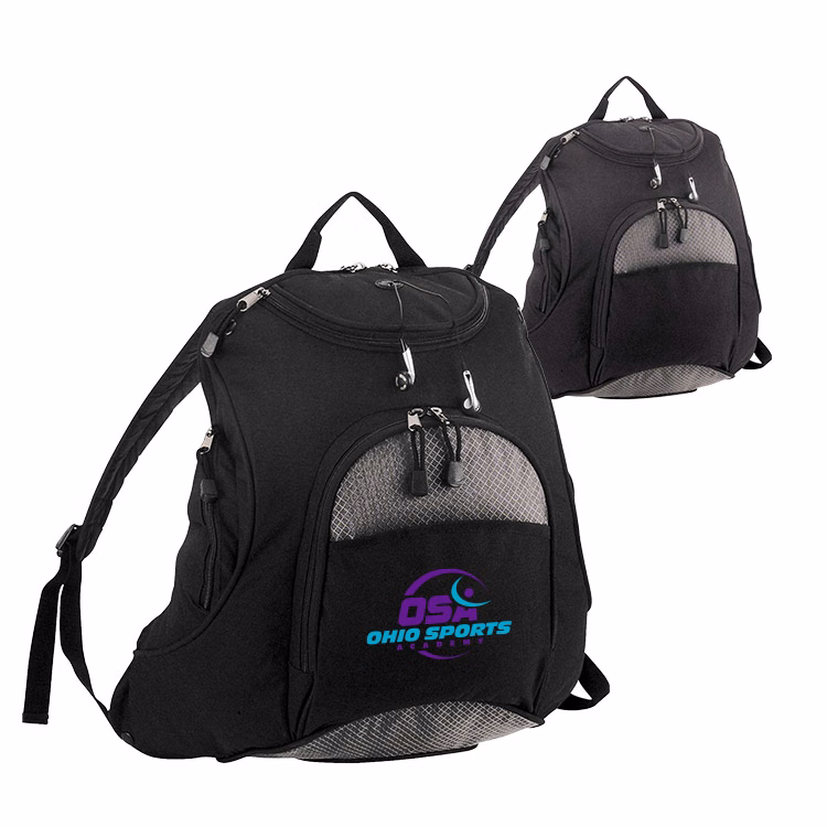 600D Polyester Adventure Backpack w/Padded Back & Shoulder Straps