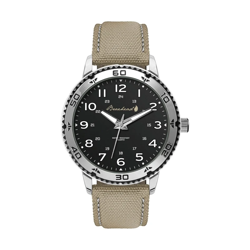 46MM, SILVER METAL CASE, 3-HAND MVT 1