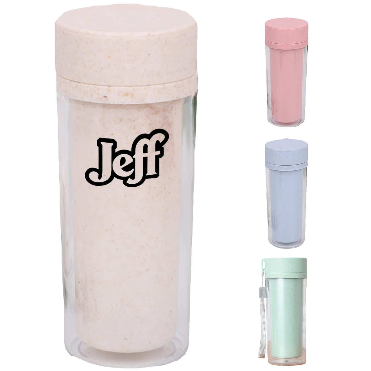 14oz Double Wall Plastic Coffee Cup 1