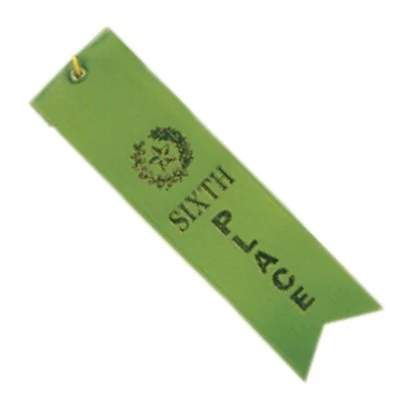 Sixth Place Ribbon 2" x 8" 1