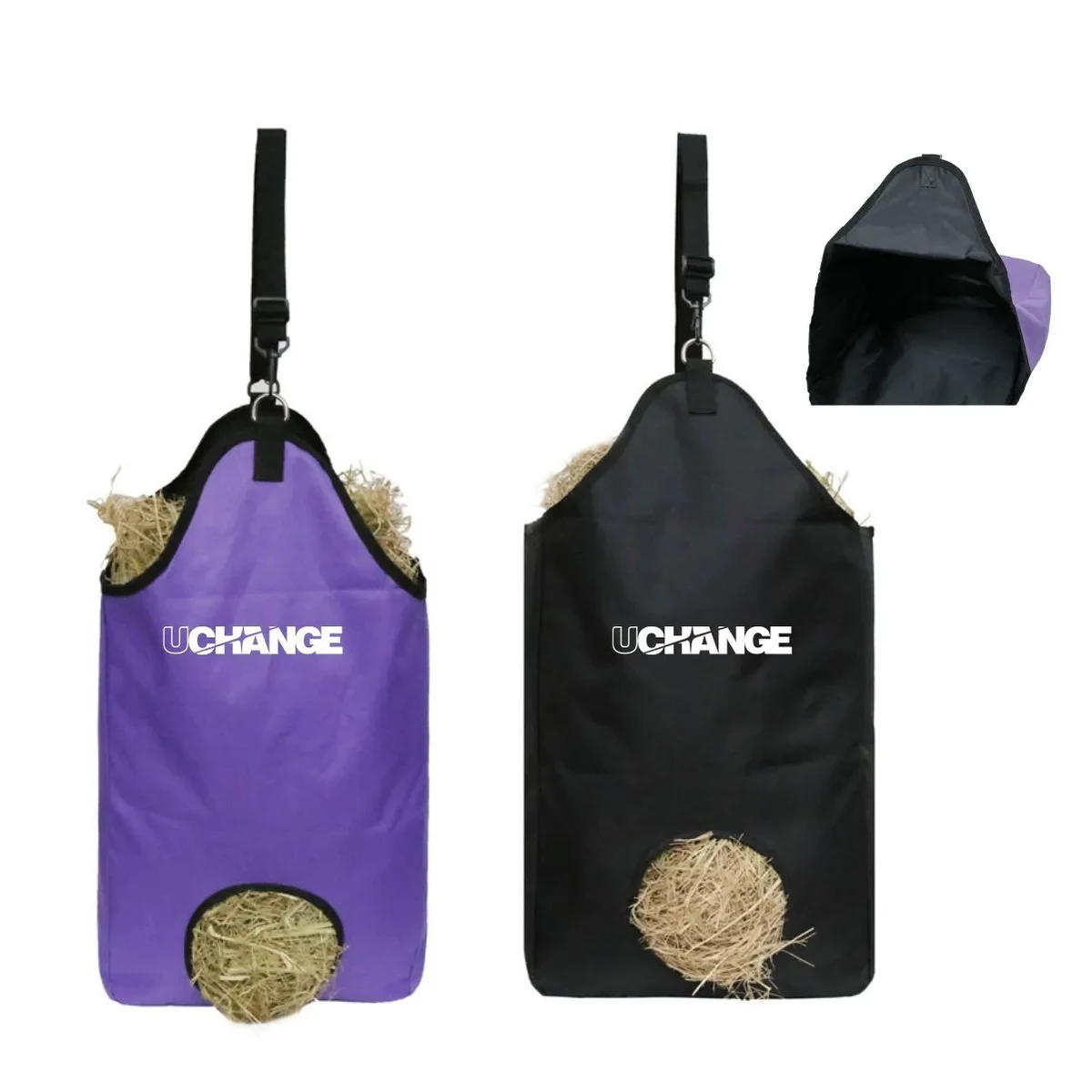 Durable Hanging Dry Grass Storage Weed Horse Hay Bag 1