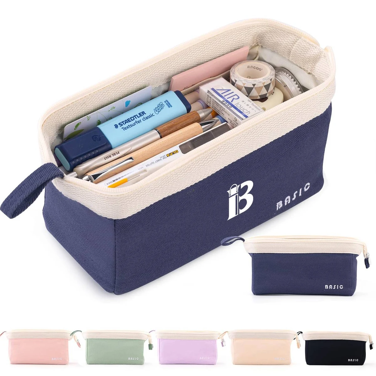 Big Capacity Pencil Pouch Portable Pen Bag School Supplies 1