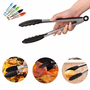 Kitchen Tongs With Silicone Tips
