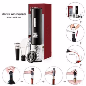 Plastic 4 In 1 Automatic Electric Wine Opener With Foil Cutter