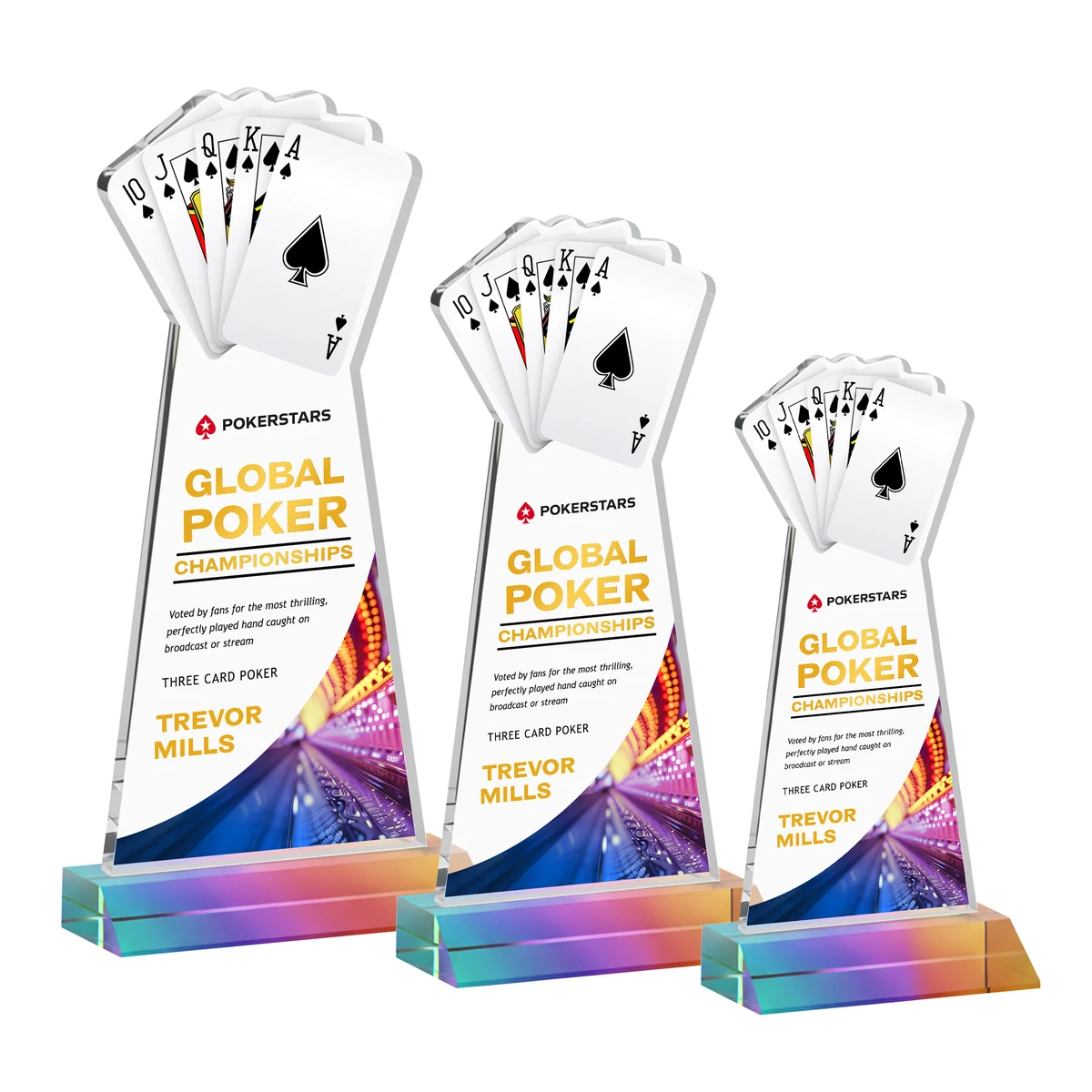 Poker VividPrint™ Award - Prismatic 1