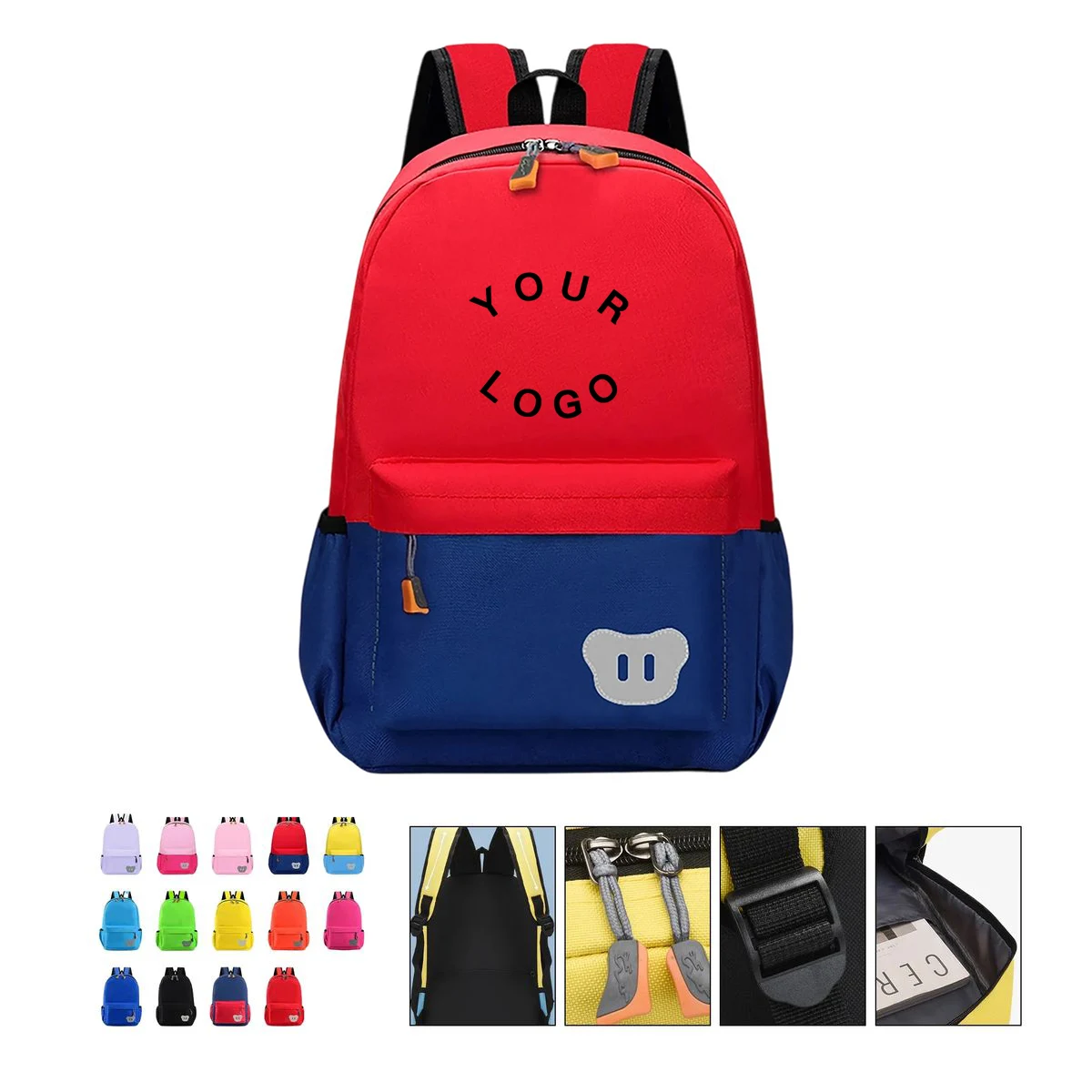 Lightweight School Backpack with Reflective Detail 1