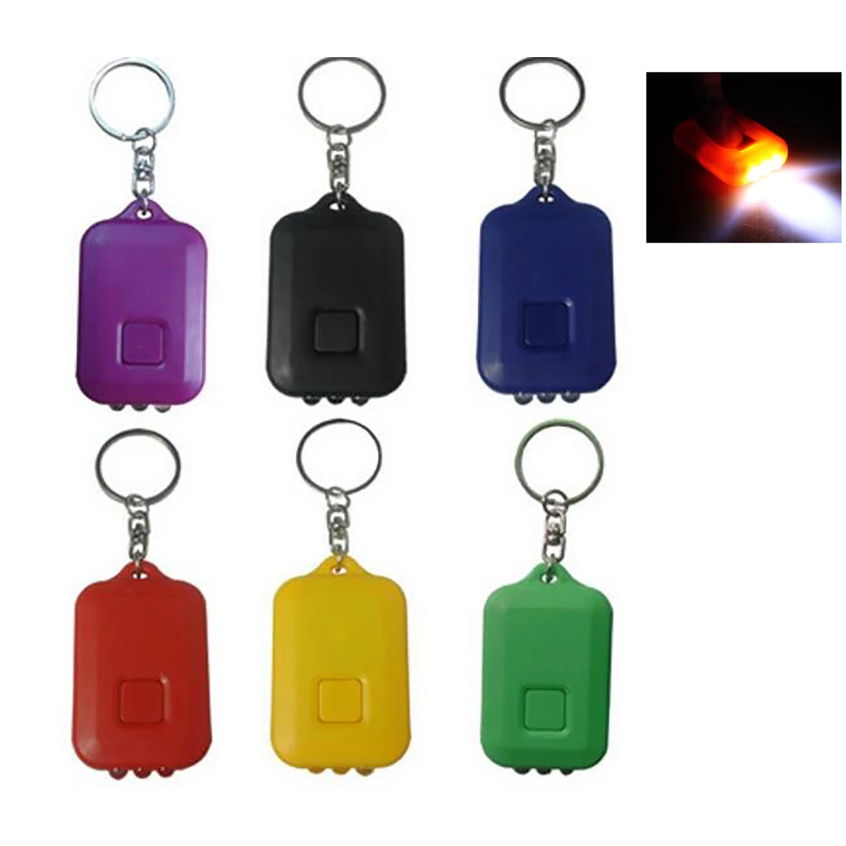 Rechargeable Mini LED Light Keychain 1