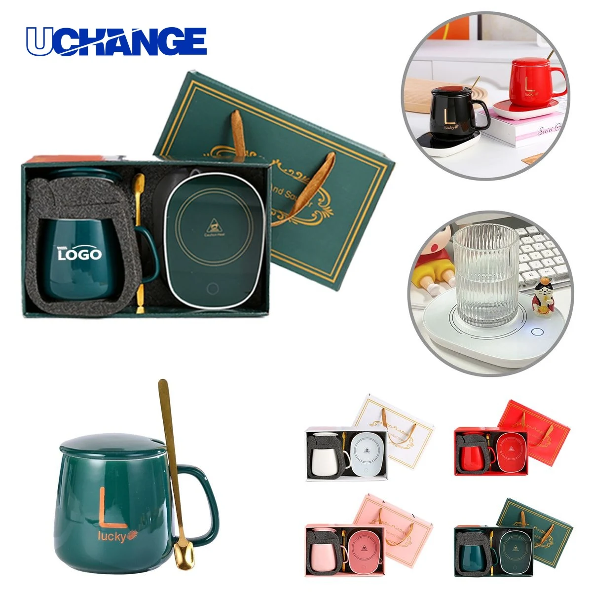 Heated Mug Mat and Cup Set 1