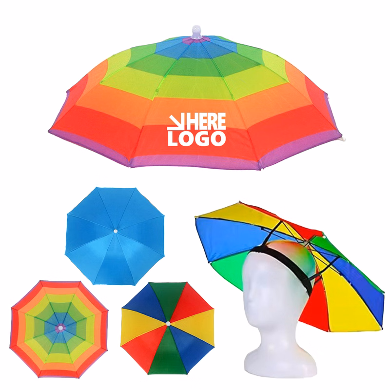 MOQ 50 Umbrella Hat 20.5" Hands-free