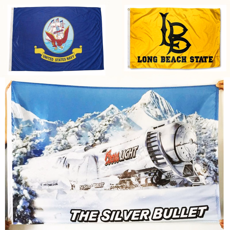 Full Color Custom Flag - 4' X 3'