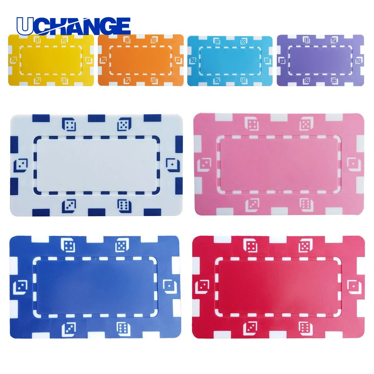Professional Abs Rectangular Poker Chips 1