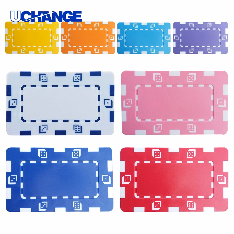 Professional Abs Rectangular Poker Chips