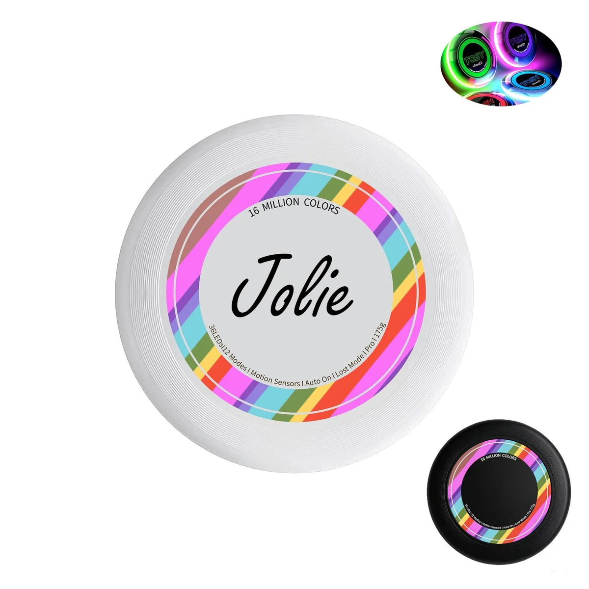 Custom LED Light-Up Flying Disc 1