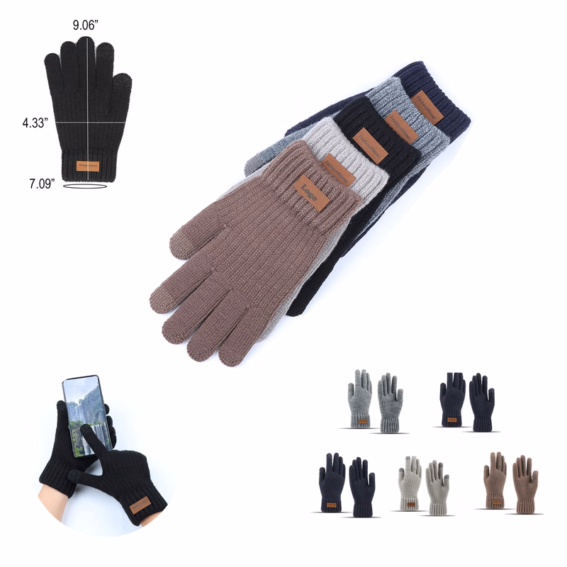 Winter Must-Have Soft Knit Lining Touch Screen Gloves