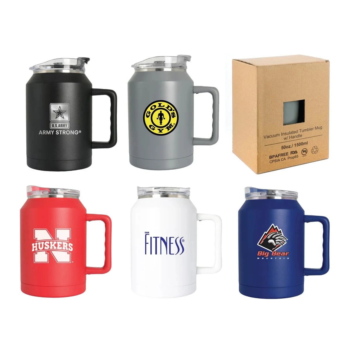 Well 50oz Stainless Wide Body Mug 1