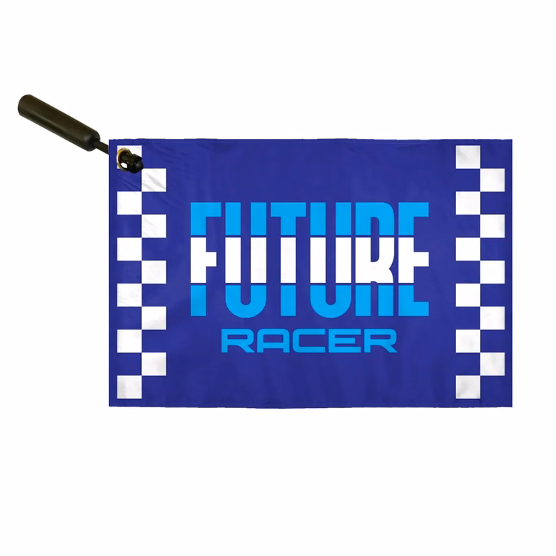 Screen Sublimation 1 Ply Swirler Flag 12" x 18" E-Poly