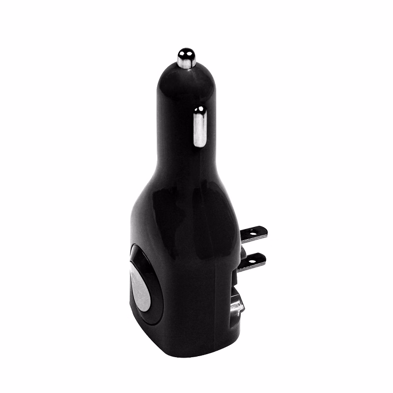 Dual Port USB Car + Wall Plug Charger
