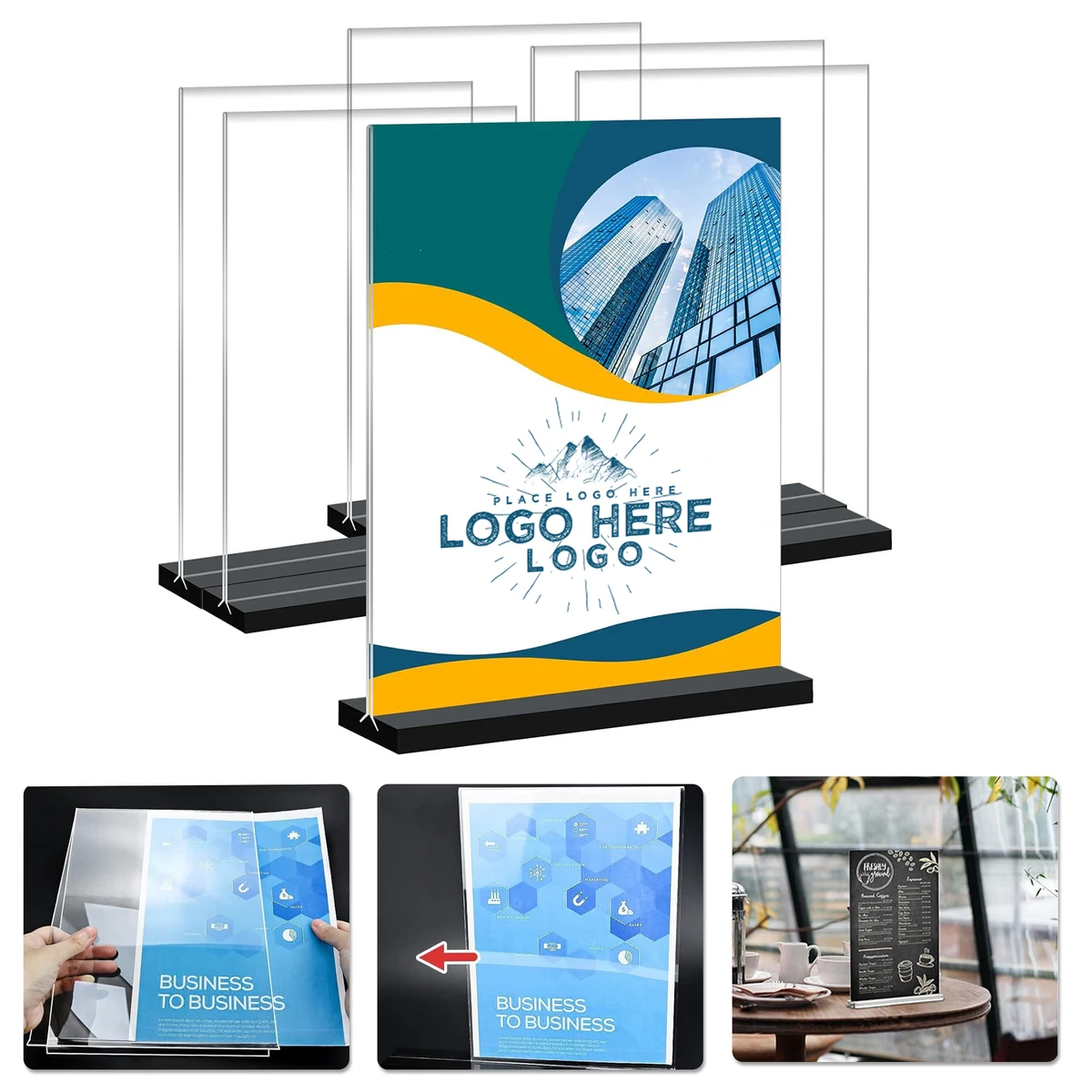 Acrylic Sign Holder 7.1 x 5.2 1