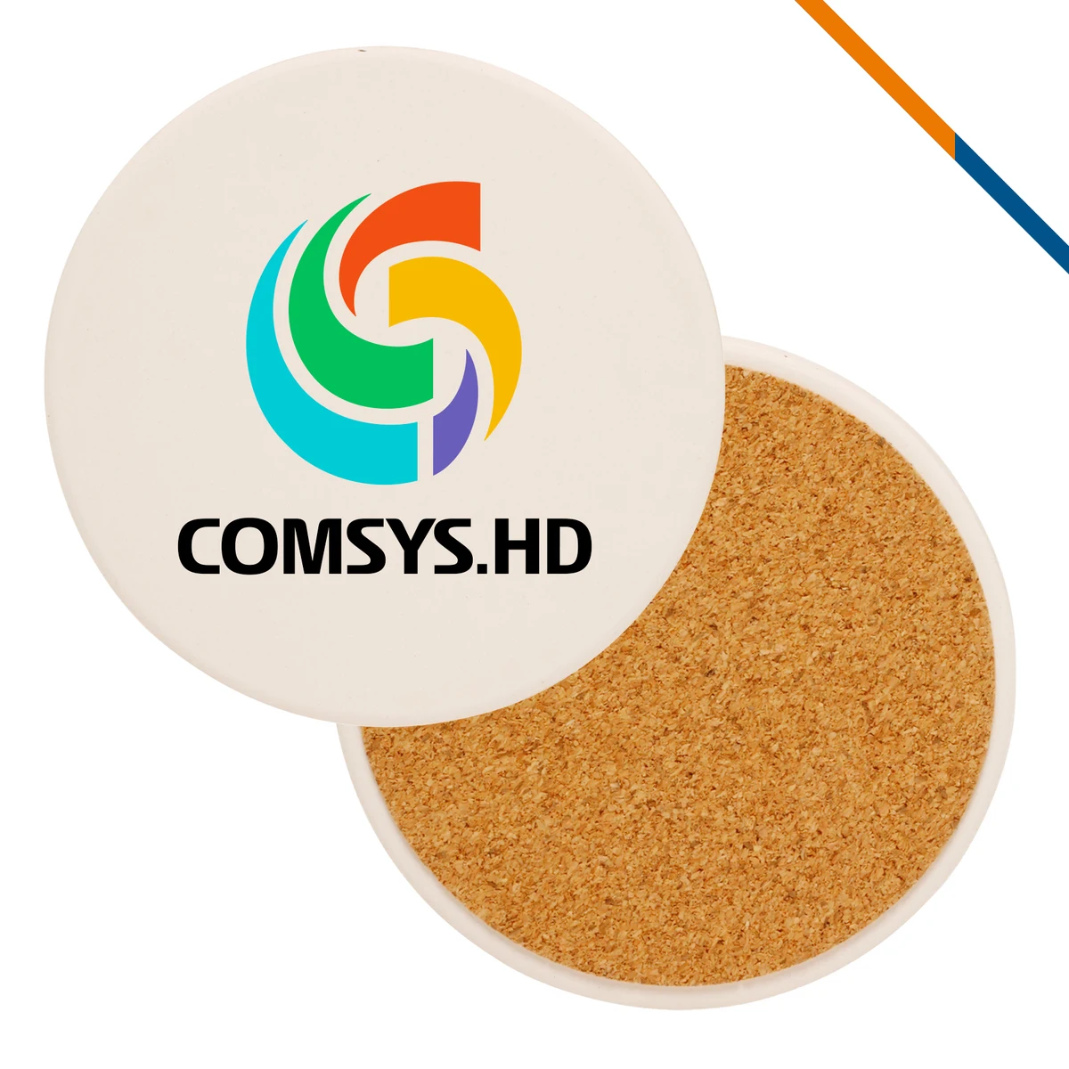 Tivedom Round Ceramic Coaster 1