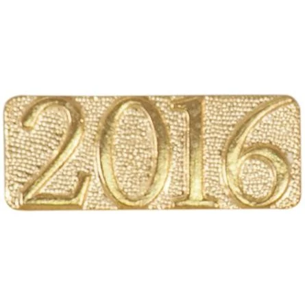 2016 Metal Chenille Letter Insignia Pin 1