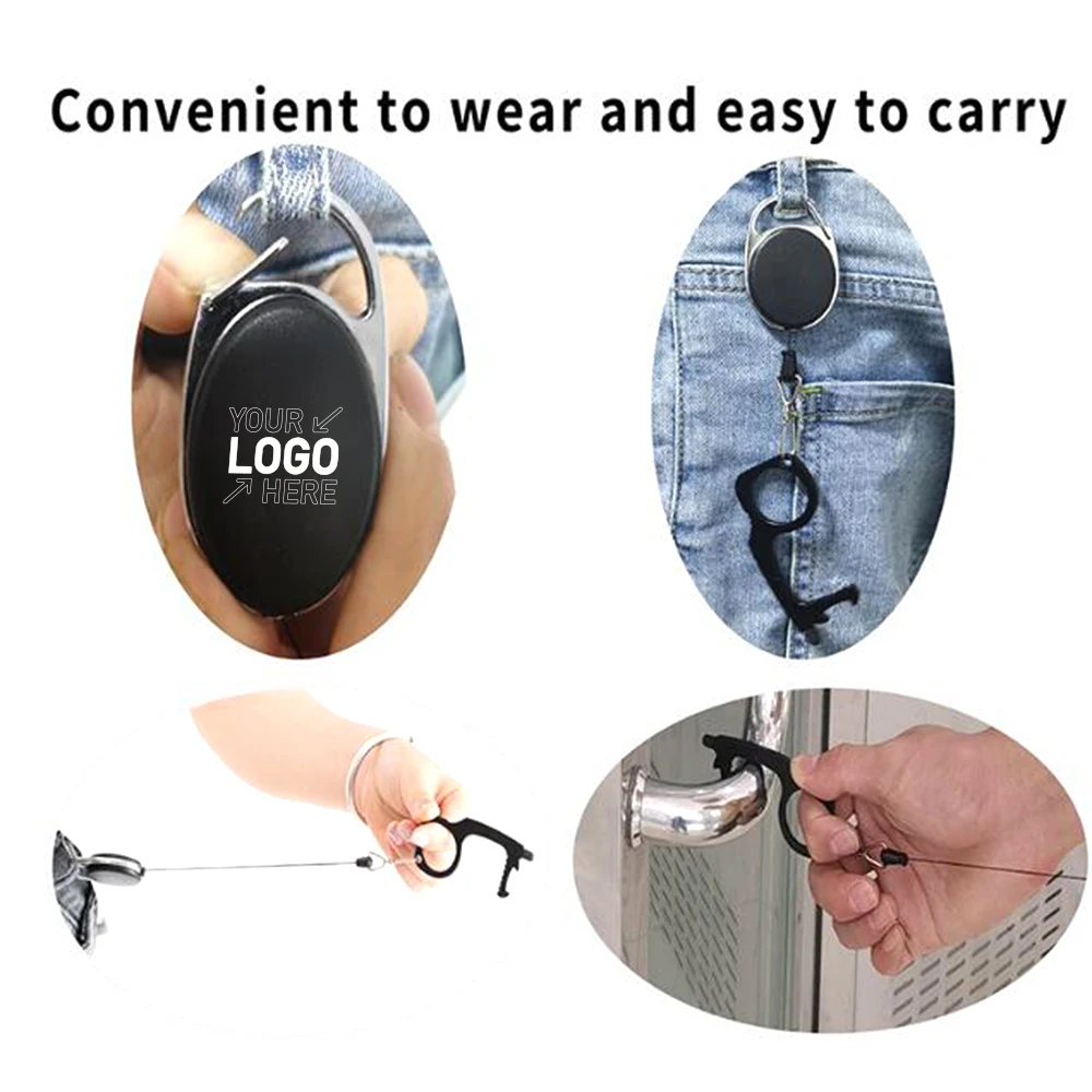 Stylus Tip Door Opener With Retractable Badge 1