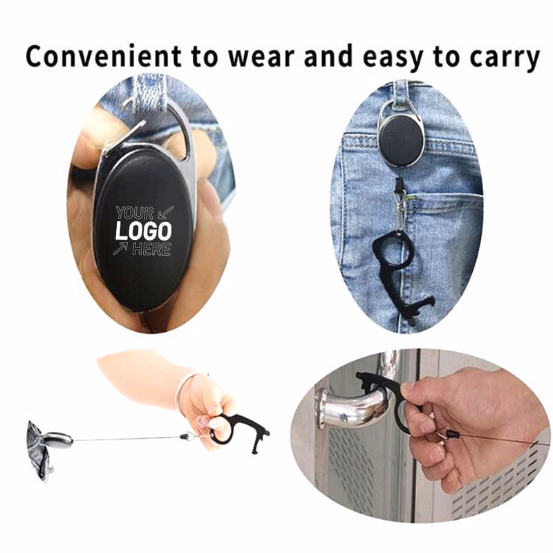 Stylus Tip Door Opener With Retractable Badge
