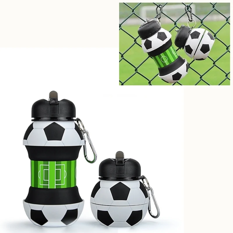 Custom Collapsible Football Sports Water Bottle 1