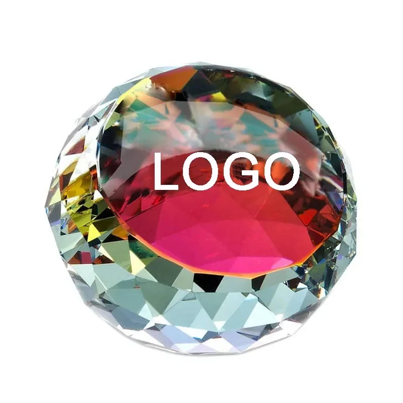 CRYSTAL GEM MEMENTO PRISM PAPERWEIGHT 1