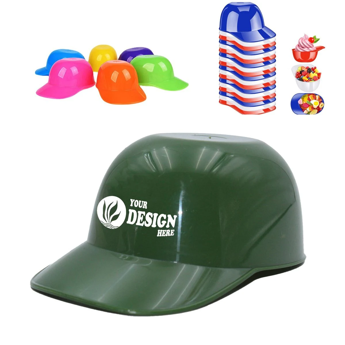 Baseball Cap Snack Bowl 1