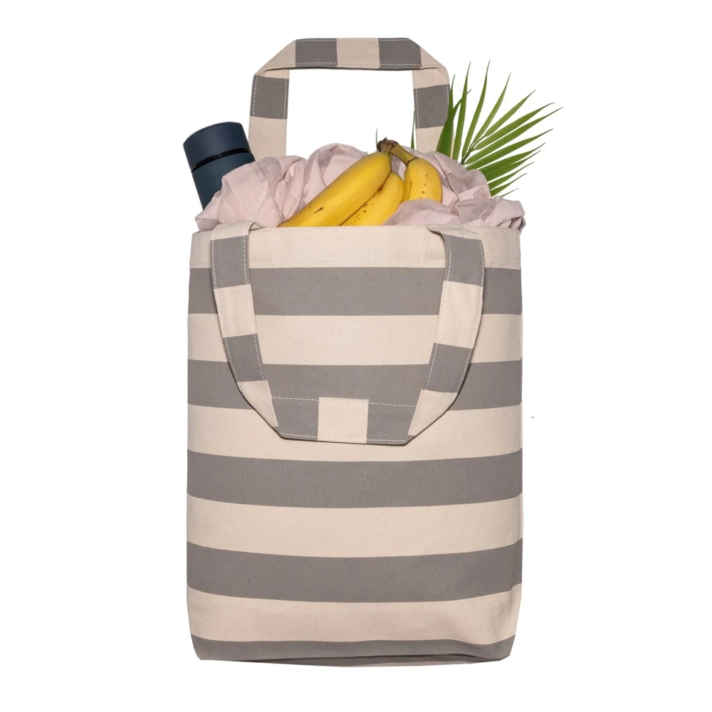 10 Oz. Lightweight Alto Rugby Stripe Tote 1