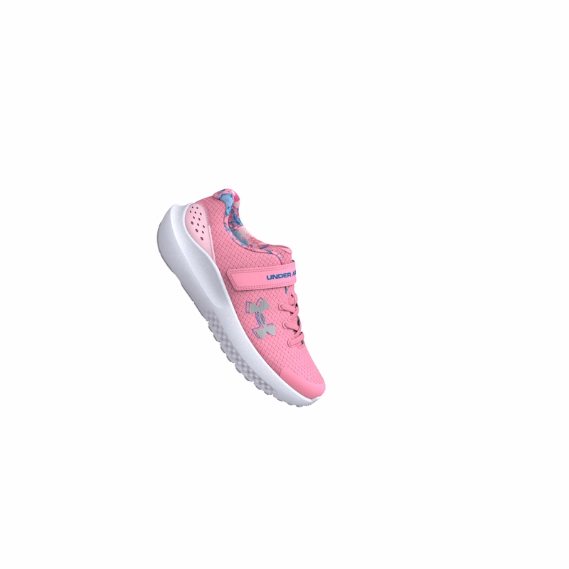 UA Surge 4 Printed Girls' Pre-School Running Shoes