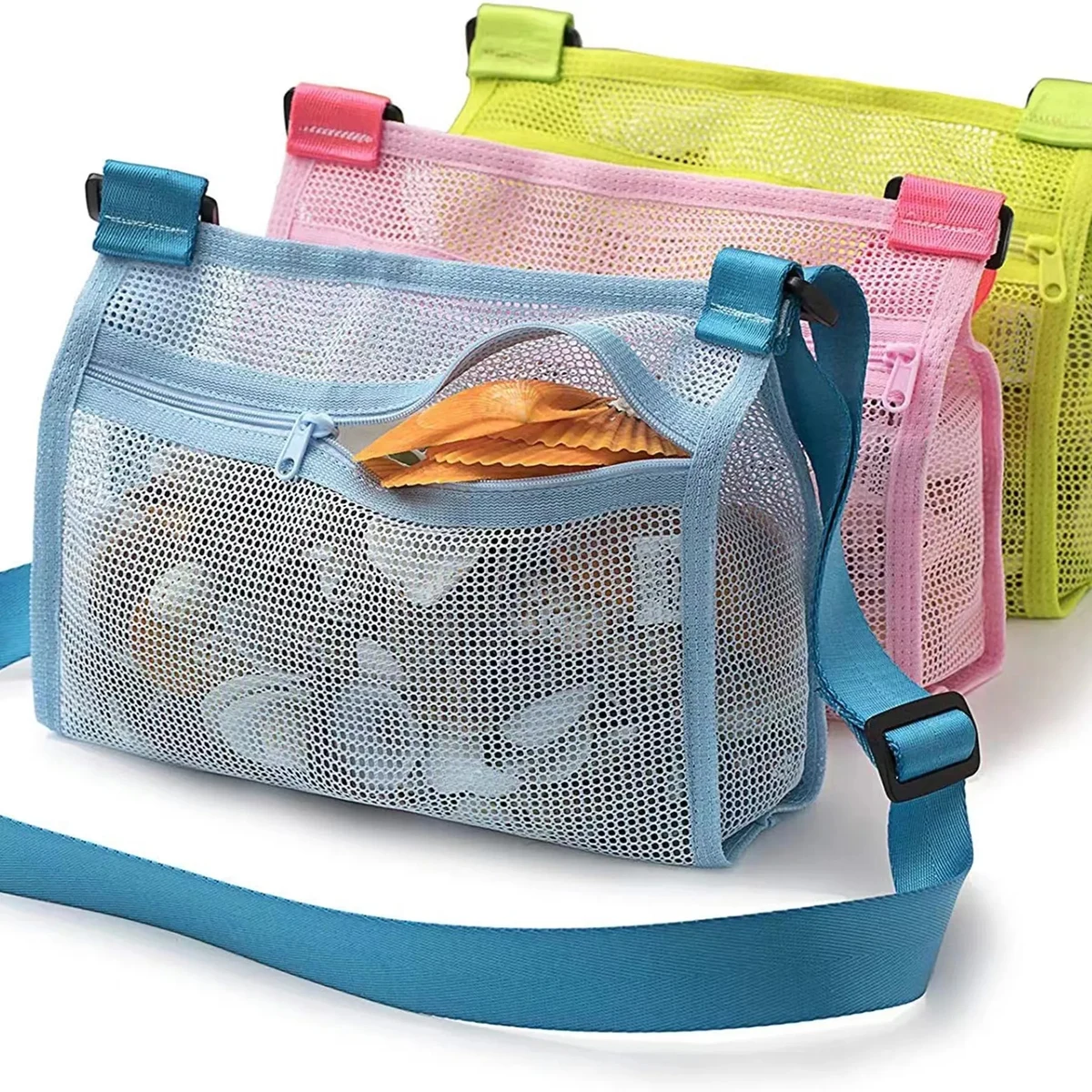 Shell Collecting Beach Bags Kids 1