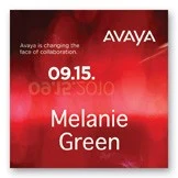 Laminated Personalized Name Badge (2x2") Square 1