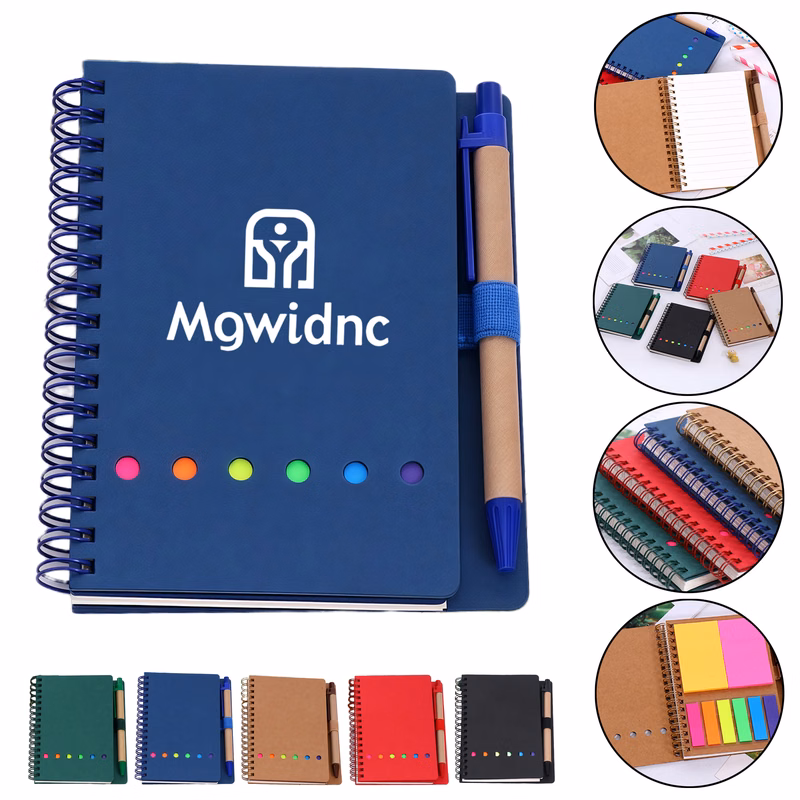 Reusable Office Notebook with Pen Holder