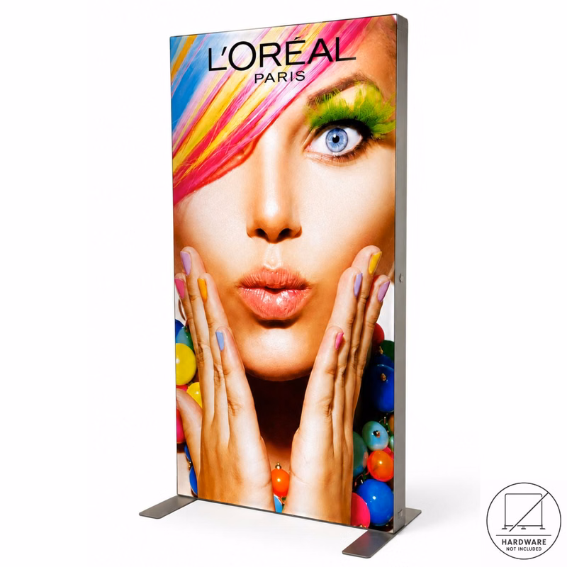 Replacement Graphics one side only for Backlit LED Light Box SEG Banner, 40" x 80", NO SETUP CHARGE