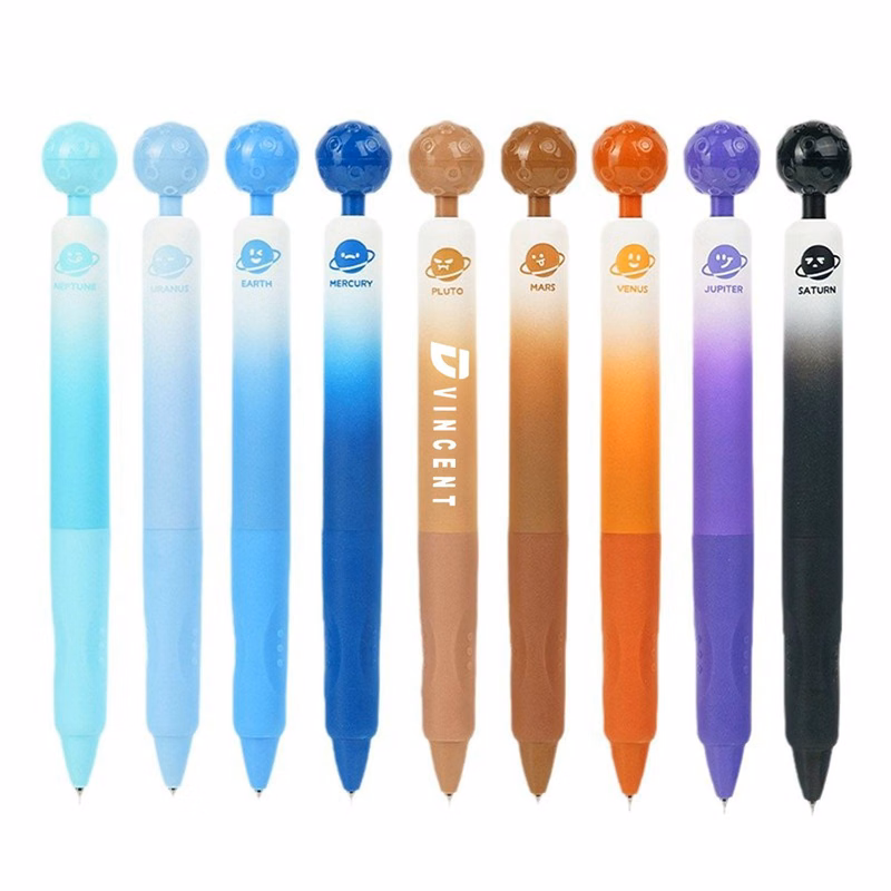 Rotating Planet Retractable Gel Pen
