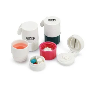 4 In 1 Pill Case Cup With Cutter And Grinder 1