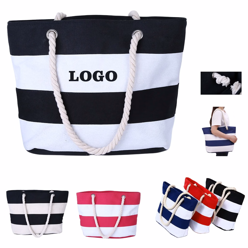 Canvas Aesthetic Liberty Large Boater Tote Bags