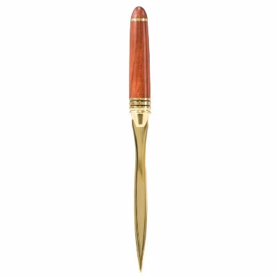 Rosewood/Gold Letter Opener
