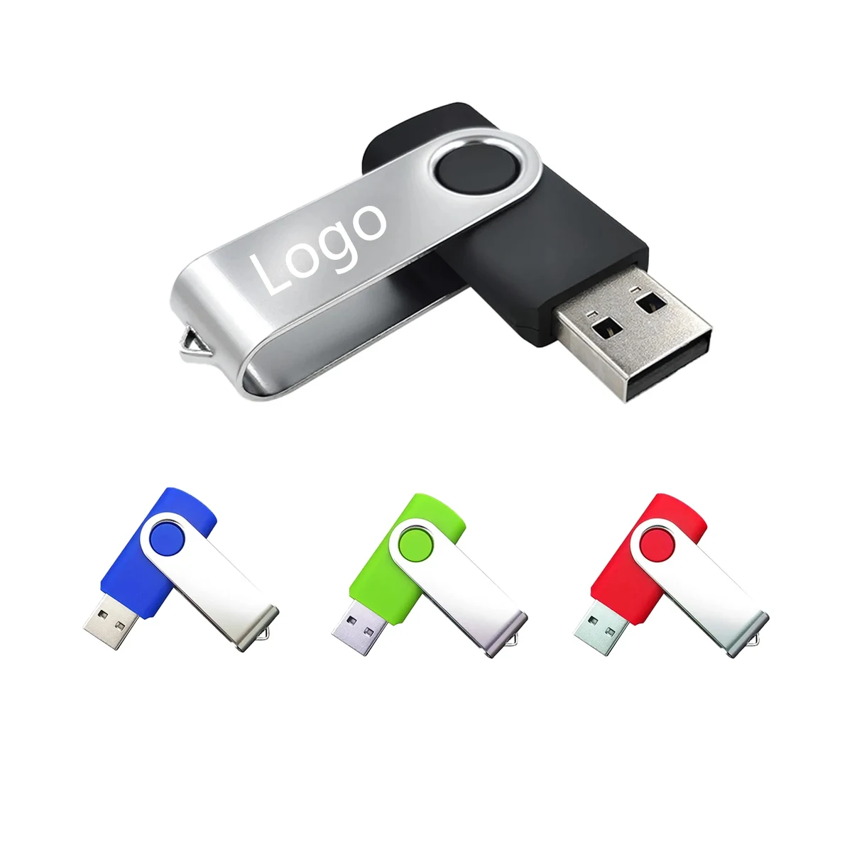 4G Metal Rotating Flash Drive 1