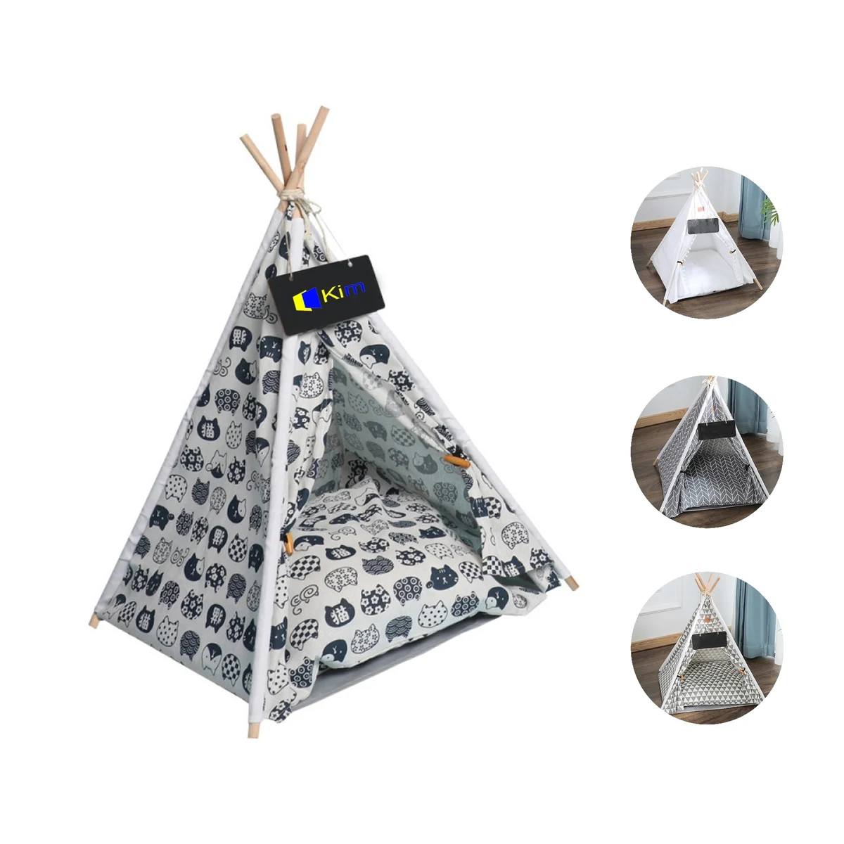 Cat House Bite Proof Dog Mat Pet Tent 1